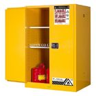 De Kabinetten van het brandbewijs in geel LAB, 45gallon-opslagkabinet, chemisch opslagkabinet voor brandbare vloeistof