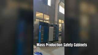 Industriële chemische opslagkast massaproductie in fabriek