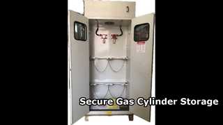 Gasflessenopbergkast 75 mm 1-4 cilinders