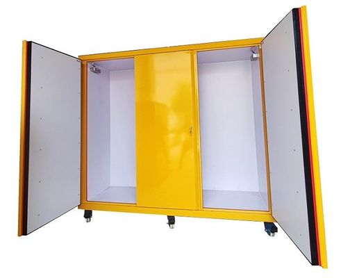 kopen Steel Chemical Storage Cabinet with 3-Point Locking System Fire Proof and Explosion Proof for Secure Chemical Handling online vervaardiging