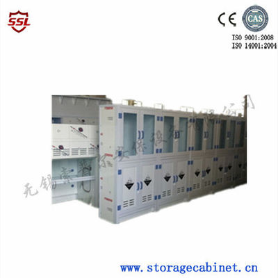 kopen Douane Medisch de Opslagkabinet van 350 L met Dubbele Glasdeur, Wit Opslagkabinet online vervaardiging